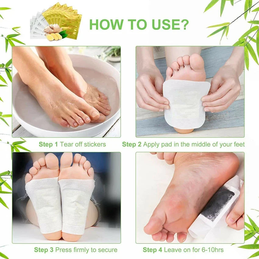 Kinoki Detox Premium Natural Foot Patches (Pack Of 10)