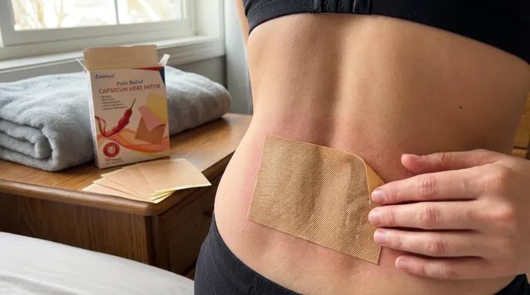 Medsource Capsicum Pain Relief Heat Plaster Relieves Muscular Body & Joint Pains {24 Patches Box}