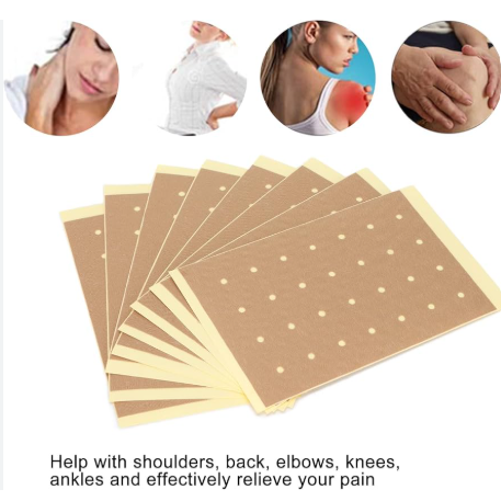 Medsource Capsicum Pain Relief Heat Plaster Relieves Muscular Body & Joint Pains {24 Patches Box}