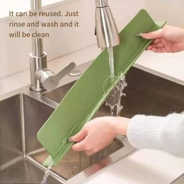Kitchen Sink Splash Guard – Extra Wide Water Protection